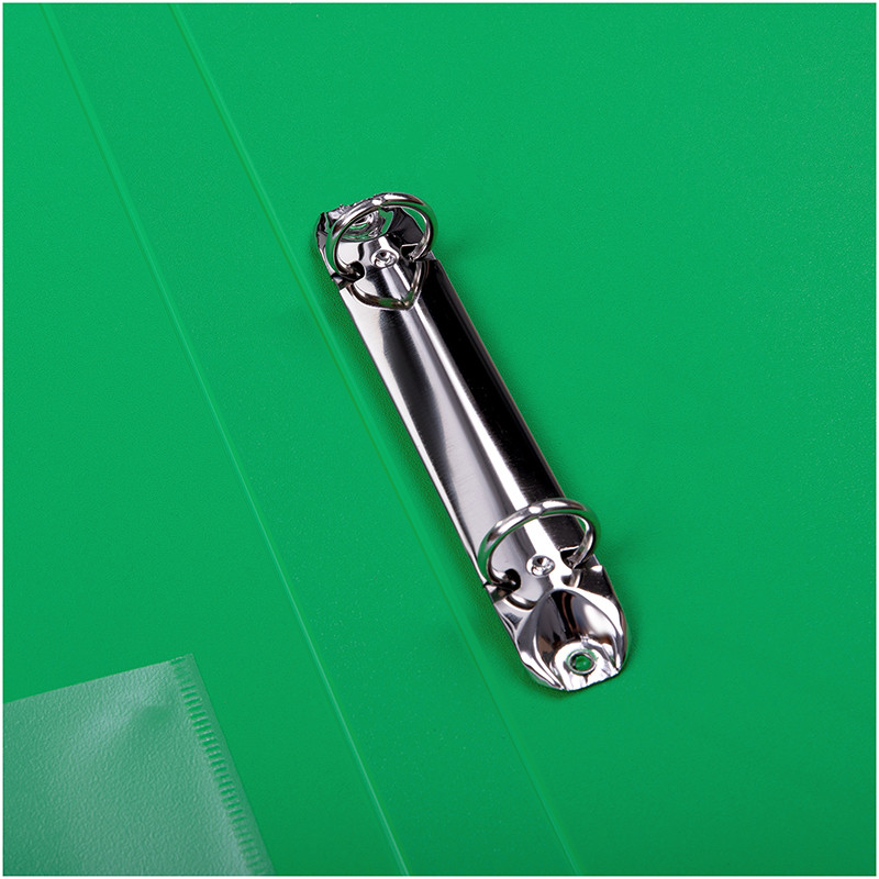 Папка на 2-х кольцах BERLINGO "Standard", пластиковая, корешок 25 мм, зеленая - фото 5 - id-p54862085