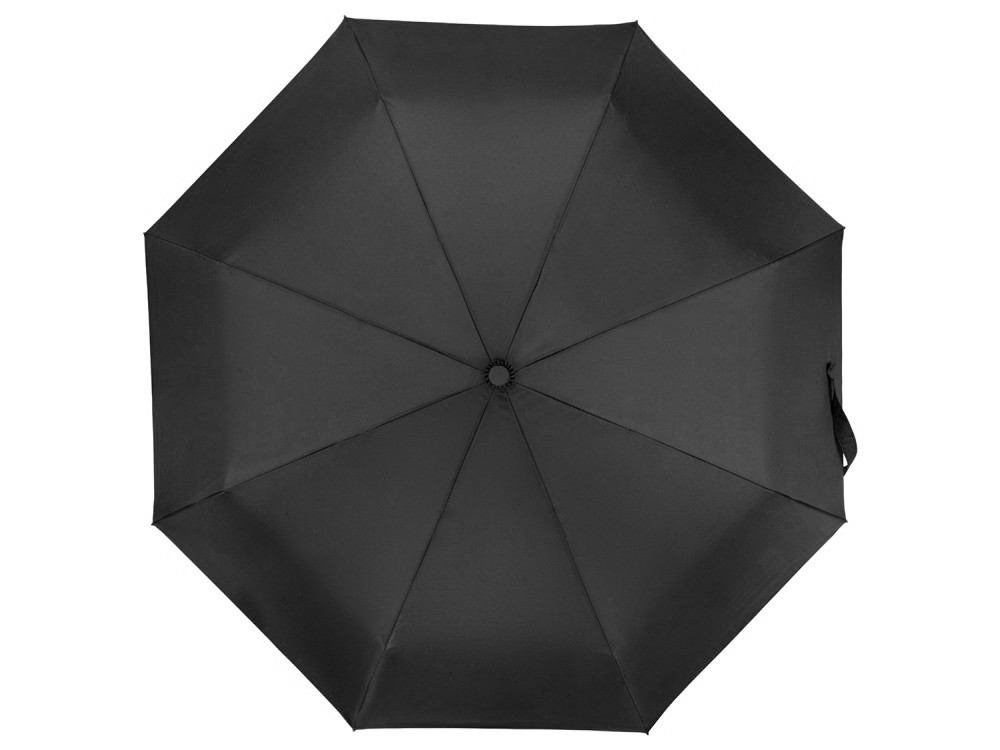 Зонт складной Cary, полуавтоматический, 3 сложения, с чехлом, черный - фото 6 - id-p108864035