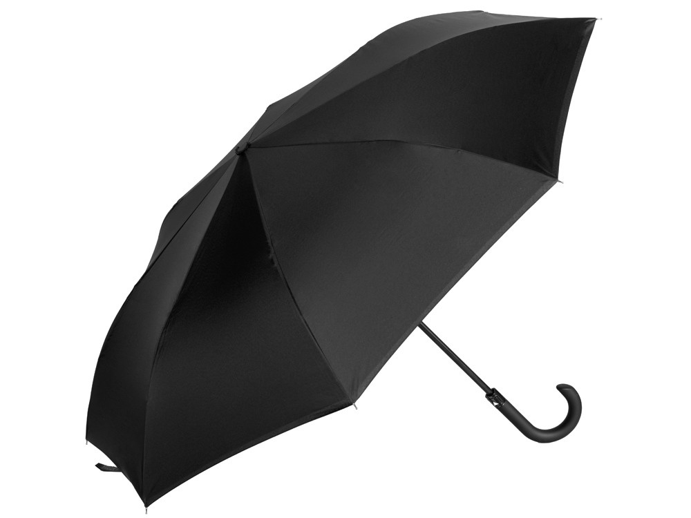 Зонт-трость наоборот Inversa, полуавтомат, черный - фото 2 - id-p108864107