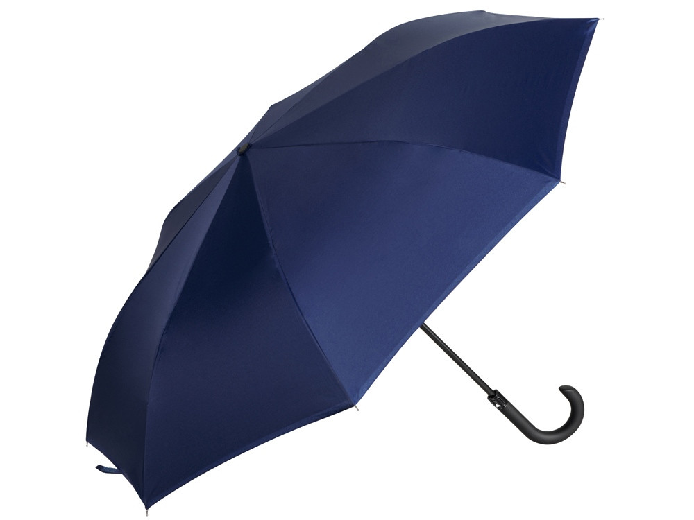 Зонт-трость наоборот Inversa, полуавтомат, темно-синий - фото 2 - id-p108864108