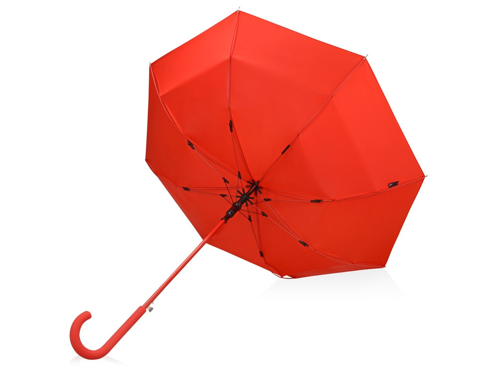 Зонт-трость Color полуавтомат, красный - фото 3 - id-p108864115