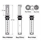 Shelbi Выдвижной-автоматический настольный розеточный блок на 2 розетки 220B, 1 USB, 1 Type-C, серебро, фото 8