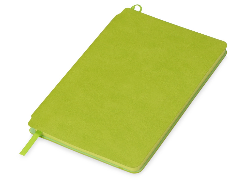 Блокнот Notepeno 130x205 мм с тонированными линованными страницами, зеленое яблоко - фото 1 - id-p108863246