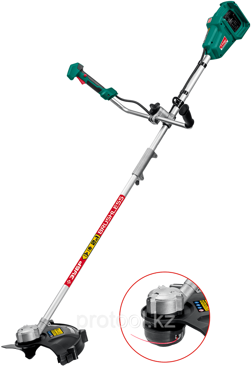 ЗУБР 36В бесщеточный триммер, без АКБ . ТАБ-365