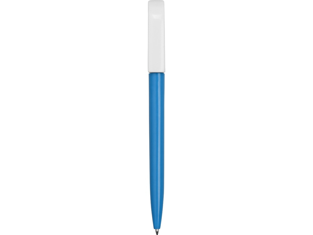 Ручка пластиковая шариковая Миллениум Color BRL, голубой/белый - фото 2 - id-p108863327