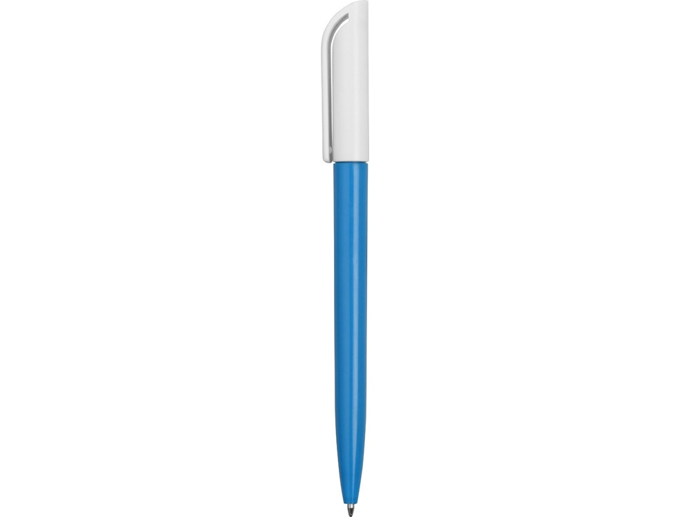 Ручка пластиковая шариковая Миллениум Color BRL, голубой/белый - фото 3 - id-p108863327
