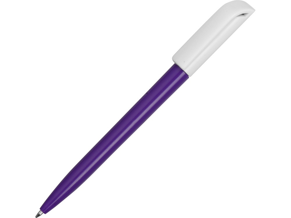 Ручка пластиковая шариковая Миллениум Color BRL, фиолетовый/белый - фото 1 - id-p108863329
