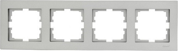 Рамка для выключателей и розеток Lezard VESNA 742-3500-149, серый