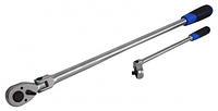 Forsage Трещотка реверсивная шарнирная удлиненная 1/2"L-610мм с резиновой ручкой (72зуб.) /F-802418L