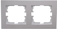 Рамка для выключателей и розеток Lezard VESNA , серый