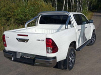 Защита кузова и заднего стекла (без надписи) 75х42 мм ТСС для Toyota Hilux Black Onyx 2020-