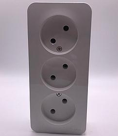 Розетка 3-я BLANKA Белый