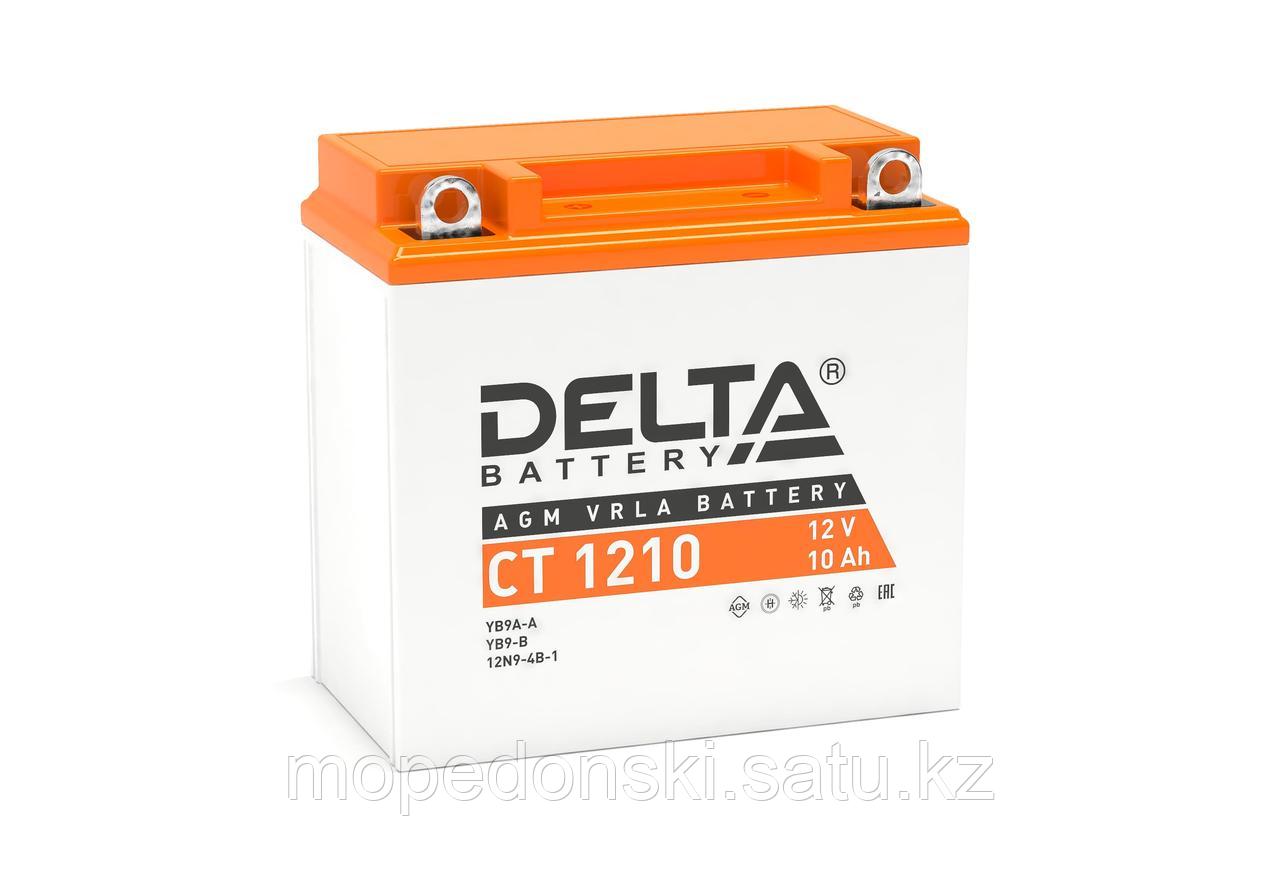 Мото аккумулятор Delta CT 1210 (12V / 10Ah / 100A) - фото 1 - id-p108872578