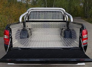 Защита кузова и заднего стекла 76,1 мм (без надписи) ТСС для Mitsubishi L200 2015-2018