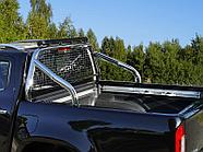 Защита кузова и заднего стекла 75х42 мм со светодиодной фарой (только для кузова) ТСС для Mercedes-Benz