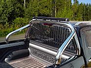Защита кузова и заднего стекла 76,1 мм со светодиодной фарой (только для кузова) ТСС для Mercedes-Benz X-Class