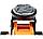 Гидравлический подкатной домкрат Вихрь ДМК-2,5ФК 2,5 т, 140-390 мм, с фиксатором, в кейсе 73/5/4/4, фото 4