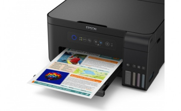 МФУ Epson L4150 C11CG25403, A4, принтер 5760x1440dpi, копир 1200x2400dpi, сканер 1200x2400dpi, USB - фото 2 - id-p108874404