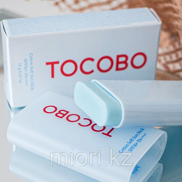 Себорегулирующий солнцезащитный стик для лица Tocobo Cotton Soft Sun Stick SPF50 + PA++++ - фото 3 - id-p108874788