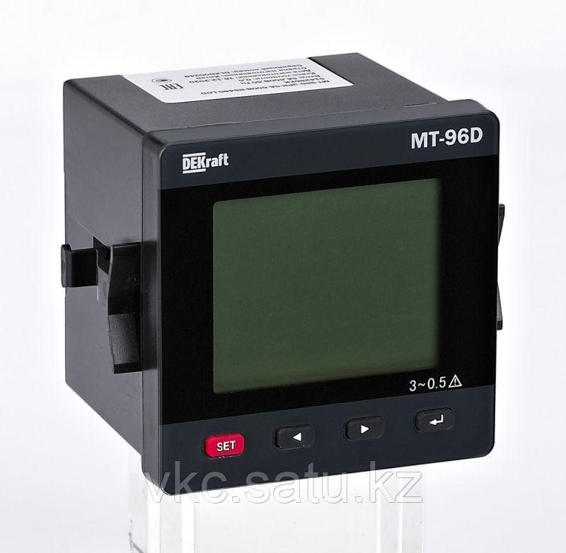 Мультиметр цифровой МТ-72D 3ф вх. 600В 5А RS-485 72х72мм LCD-дисплей DEKraft 51412DEK - фото 1 - id-p108878404