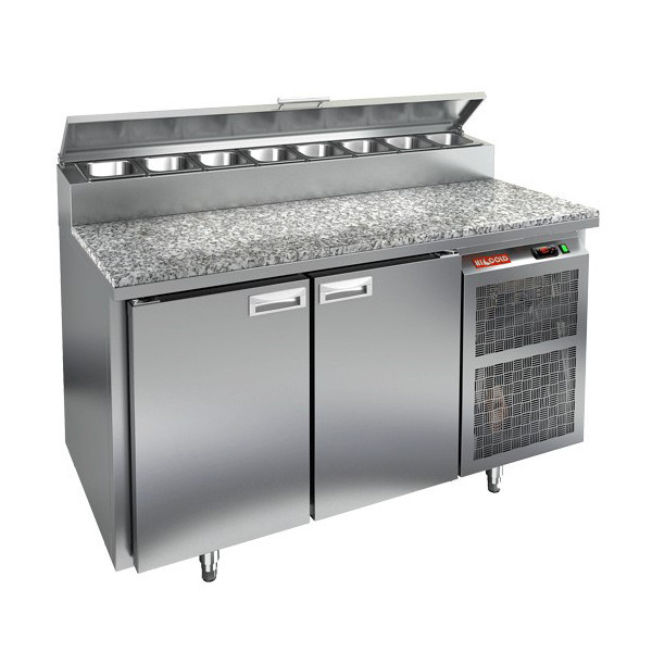 Стол для пиццы HICOLD PZ2-11/GN камень, фото 1