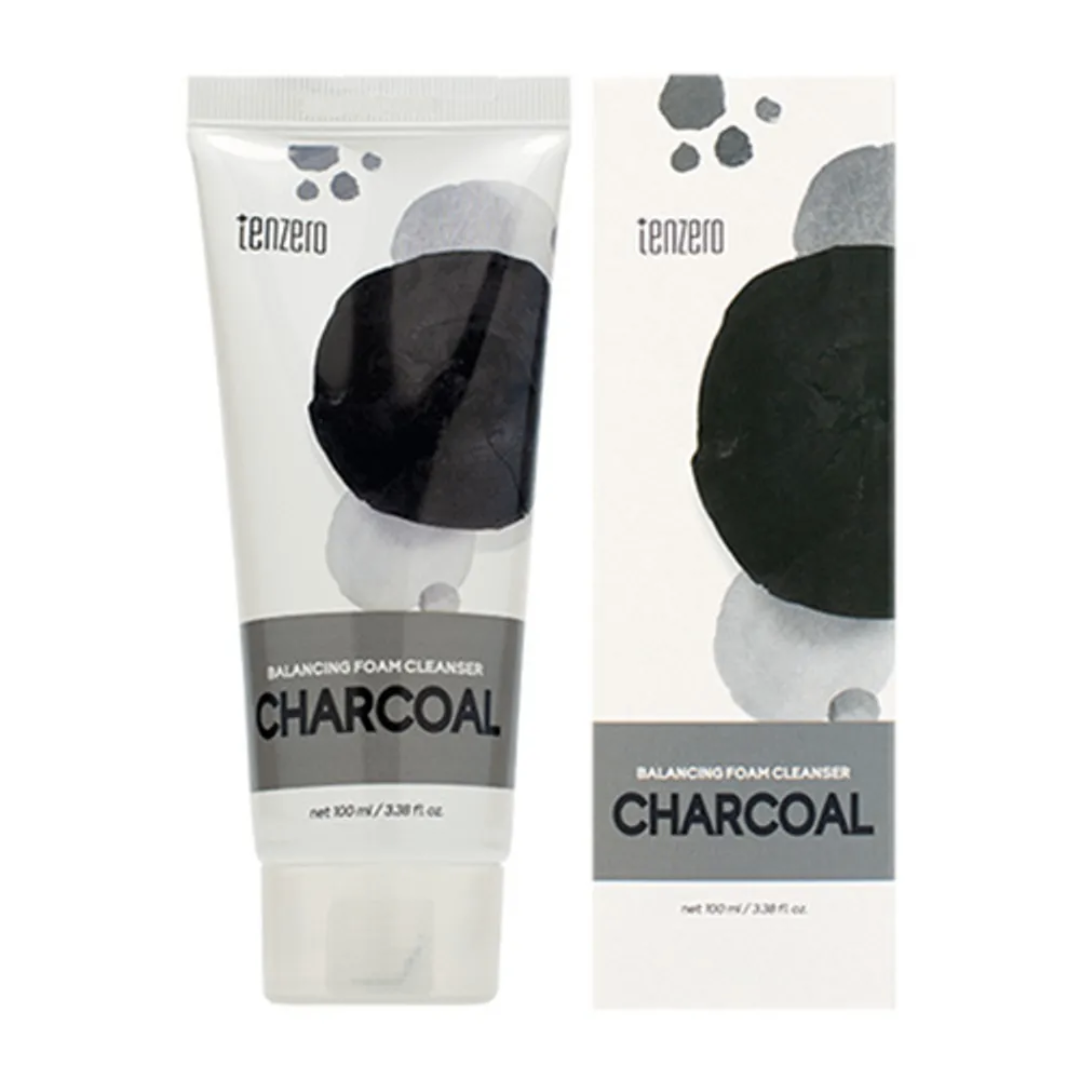 Пенка для умывания с Древесным углем Tenzero Balancing Foam Cleanser Charcoal 100мл - фото 1 - id-p108888628