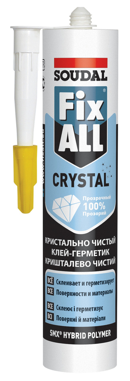 Прозрачный клей-герметик Fix All Crystal - фото 1 - id-p108888586