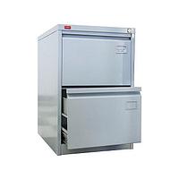 Картотечный шкаф металлический двухсекционный для документов КР-2