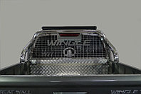 Защита кузова и заднего стекла 76,1 мм со светодиодной фарой ТСС для Great Wall Wingle 7 4WD 2.0 TD 2020-