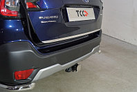 Накладка на заднюю дверь (лист шлифованный) ТСС для Subaru Outback 2021-