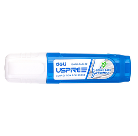 Корректирующая ручка DELI, 10 мл, металлический наконечник