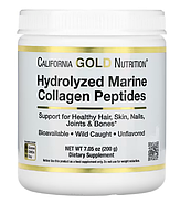 California Gold Nutrition, CollagenUP, морской коллаген + гиалуроновая кислота + витамин C, без добавок, 206 г, фото 3