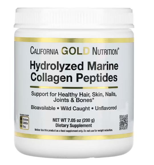 California Gold Nutrition, CollagenUP, морской коллаген + гиалуроновая кислота + витамин C, без добавок, 206 г - фото 3 - id-p68124347