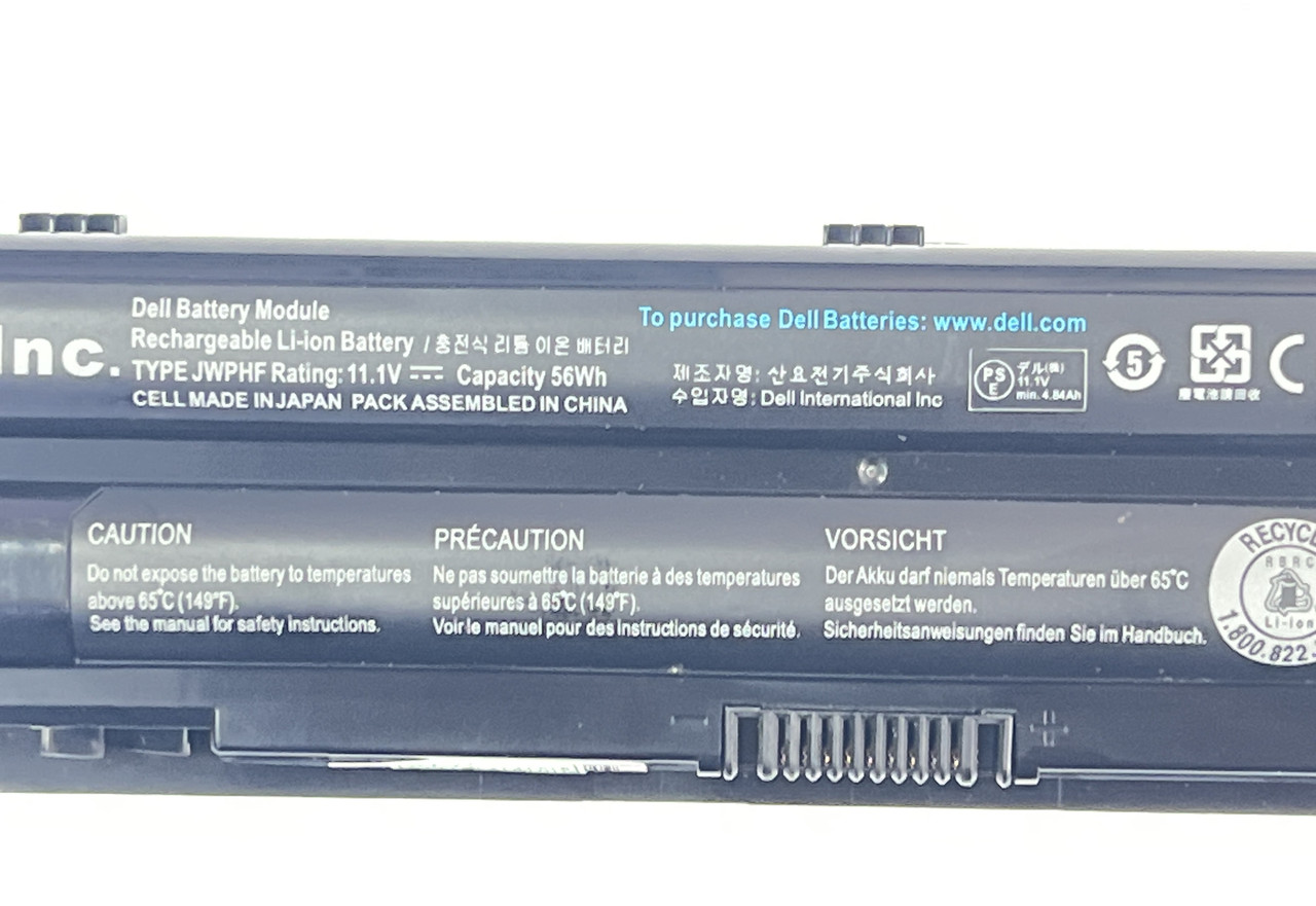 Аккумулятор для Ноутбука Dell XPS 17 J70W7 JWPHF J70W7 R795X WHXY3 56WH (org) - фото 3 - id-p108905303