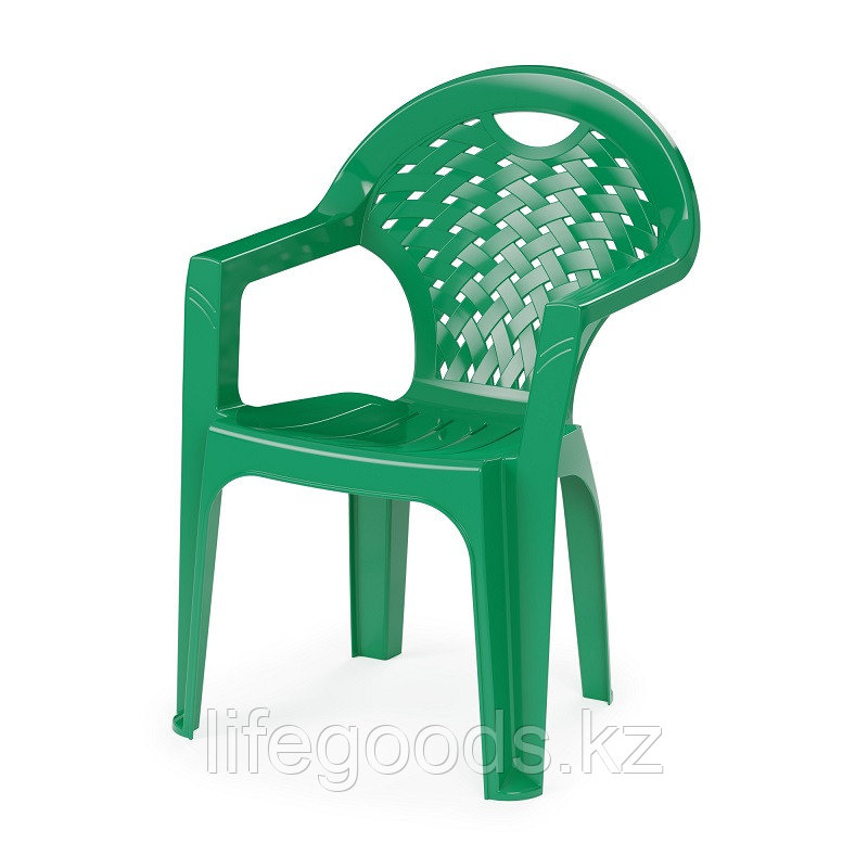 Кресло пластиковое цвет зеленый М2609 - фото 1 - id-p108237100