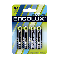 Батарейка Ergolux LR6 BL-4