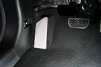 Накладка площадки левой ноги (лист алюминий 4мм) ТСС для HAVAL F7 4WD 2022-