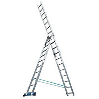 Лестница трехсекционная (3х9 ступеней) СИБРТЕХ 97782 (002)