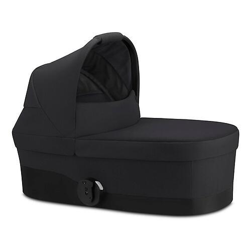 Коляска 3в1 Cybex Balios S Lux BLK с автокреслом Aton B2 i-Size и дождевиком цвет Deep Black