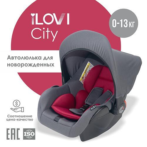 Автокресло iLovi City Graphite Red