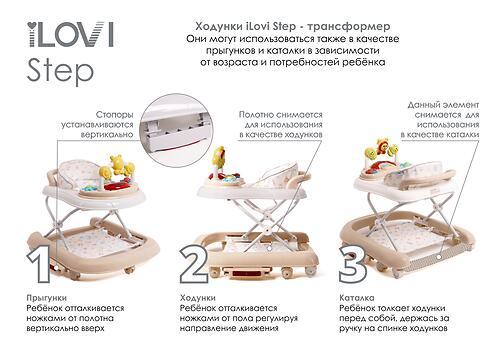 Детские ходунки iLovi Step Розовые
