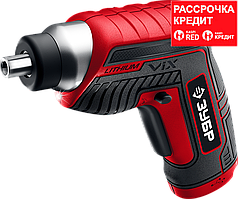 ЗУБР ViX отвертка аккумуляторная 3.6 В, в коробке с 10 битами (ЗО-Е-3.6 Ли)