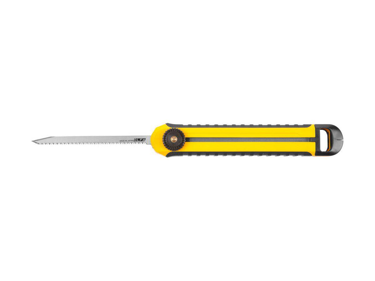 Мини ножовка OLFA по гипсокартону, полотно 95мм, нож AUTO LOCK с сегментированным лезвием 12,5мм, 2 в 1 - фото 3 - id-p108911128