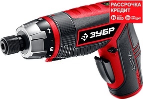 ЗУБР ViX-T отвертка-трансформер аккумуляторная 3.6 В, в кейсе с 10 битами (ЗО-ЕМ-3.6 Ли)