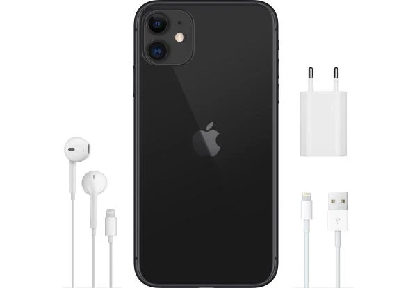 Смартфон Apple iPhone 11 128Gb Slim Box черный - фото 4 - id-p108763224