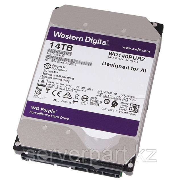 Жесткий диск WD Purple 14TB 5.4K SATA 3.5" Video