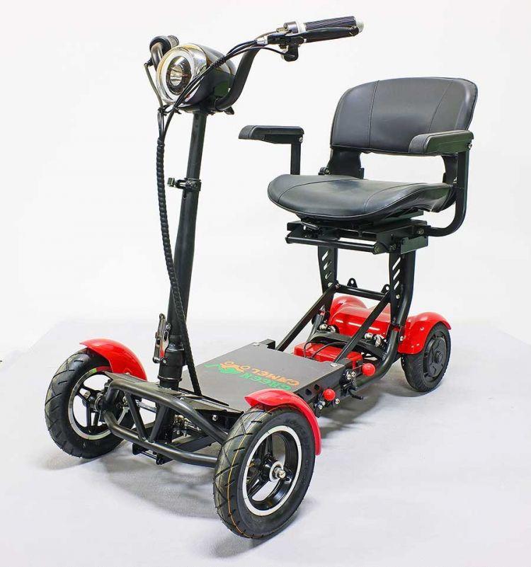 Трицикл GreenCamel Кольт 501 (36V 10Ah 2x250W) кресло (Красный)