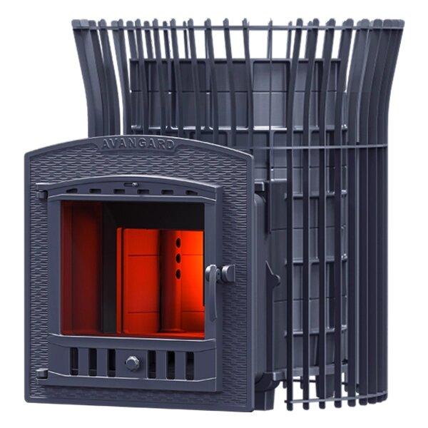 Печь для бани GFS Авангард 24 (П2) в сетке Тюльпан (Техно Лит), до 24 м3, фото 1