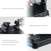 Отрезная пила (монтажная) ЗУБР Профессионал, без диска, ПОМ-355, 2000 Вт, 355 мм, фото 3