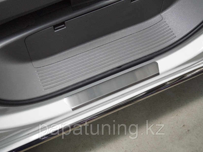 Накладки на передние пороги (лист шлифованный) 2шт ТСС для Hyundai Staria 2021- - фото 1 - id-p108851602